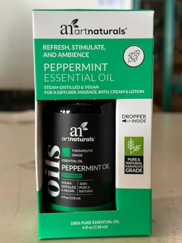 artnaturals Peppermint Essential Oil 4oz – 100% Pure Therapeutic Grade (Mentha piperita)