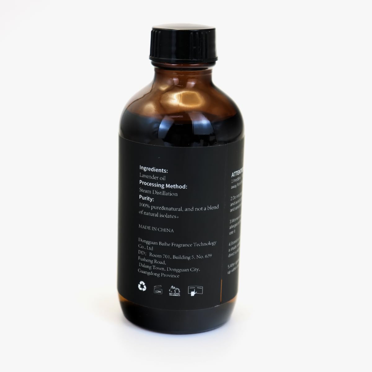 Elaunva Peppermint Essential Oil - 4 oz / 118 ml | 100% Pure & Natural for Aromatherapy, Diffusers, Candles & Soaps