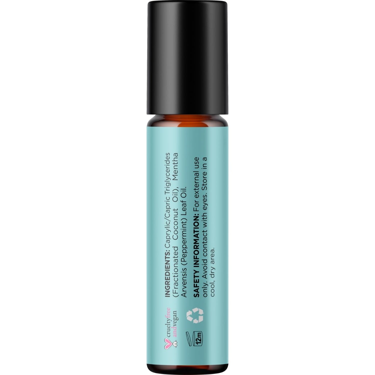 Peppermint Oil Roll On – Pure Peppermint Rollerball Essential Oil for Headaches, Focus & Energy | Maple Holistics