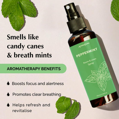 Peppermint Room, Linen & Pillow Spray - Aromafume 100ml