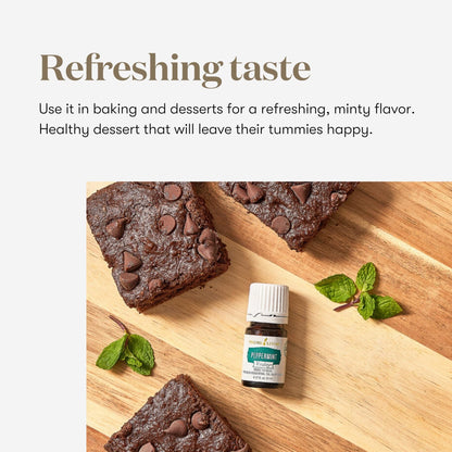 Peppermint Vitality Essential Oil by Young Living – 5 mL (Dietary)
