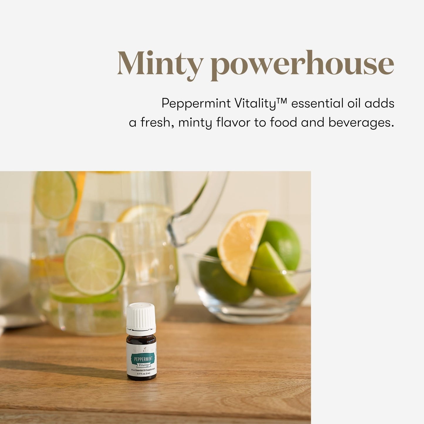 Peppermint Vitality Essential Oil by Young Living – 5 mL (Dietary)