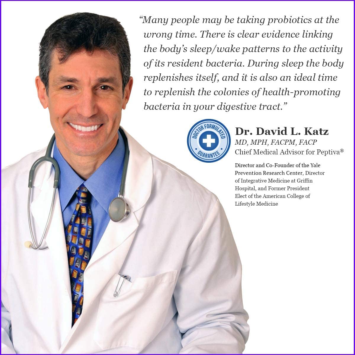 Peptiva Probiotic + Sleep (26B CFU, 60 ct) – Clinically Validated