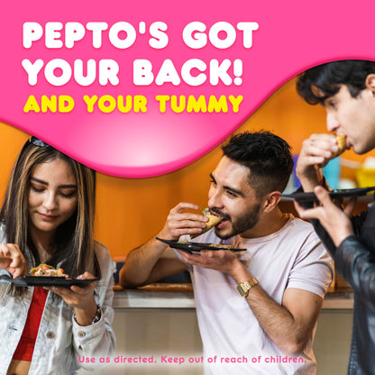 Pepto Bismol Liquicaps - Multi-Symptom Relief for Nausea, Heartburn, Indigestion, Upset Stomach & Diarrhea | 48 Liquicaps