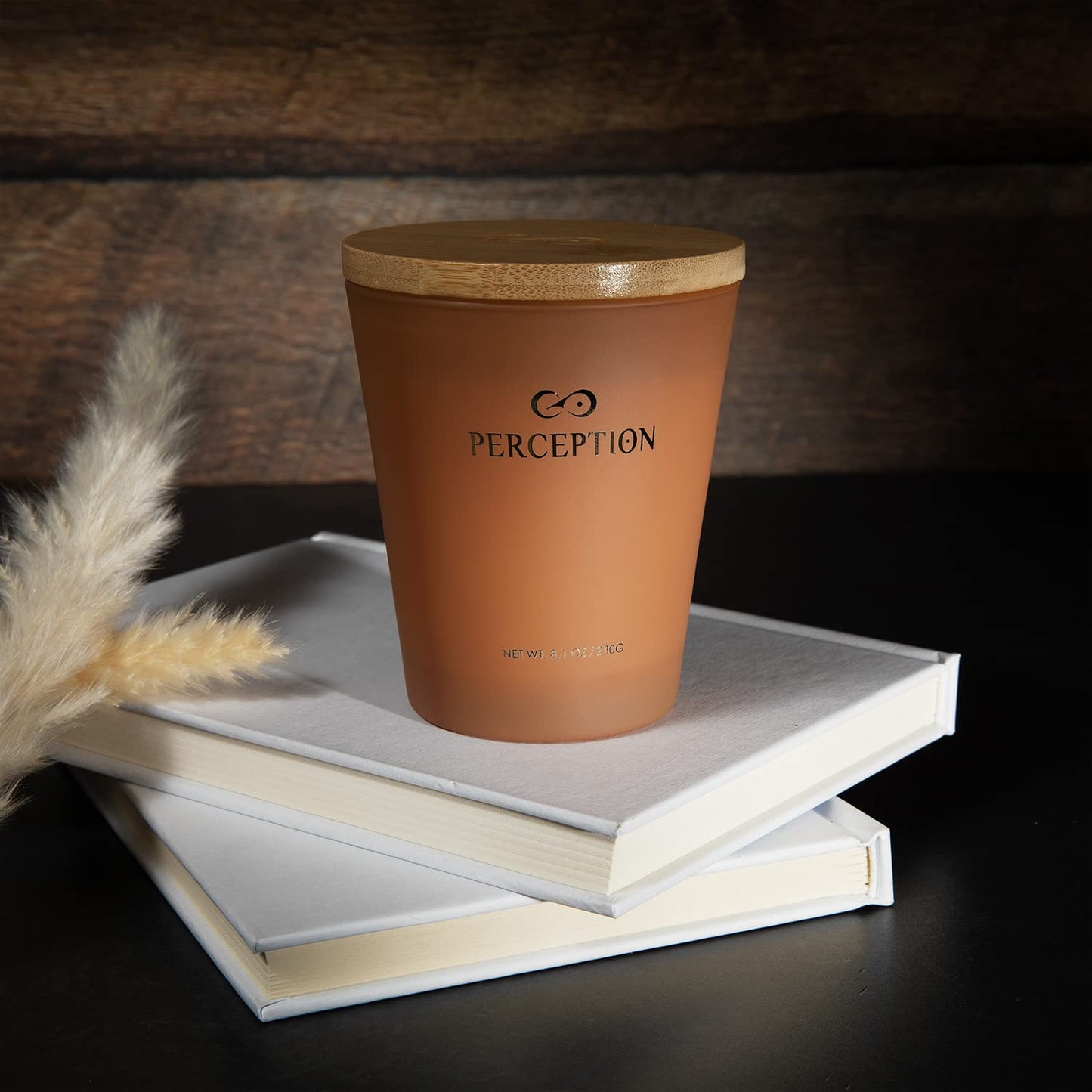 Perception Aromas Luxury Sandalwood Thyme Candle | Hand-Poured Soy, 50-Hour Burn Time, Gift Box