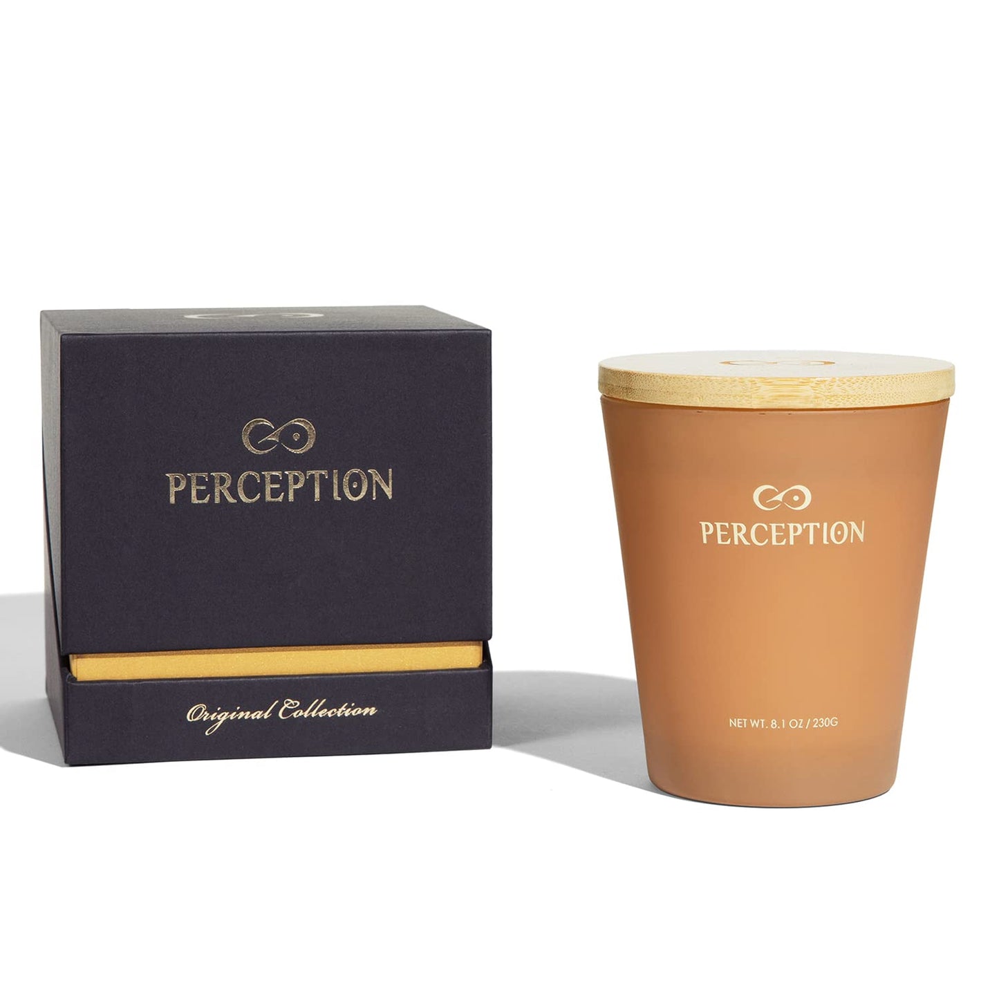 Perception Aromas Luxury Sandalwood Thyme Candle | Hand-Poured Soy, 50-Hour Burn Time, Gift Box