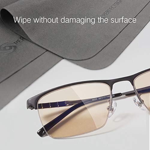 PERFECTSIGHT Microfiber Cleaning Cloths for Electronics - 4 Pack | Lenses, Glasses & Screens