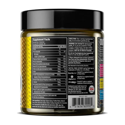 Performance Sports Gummies – Mental Clarity & Eye Health – Sour Citrus Jujube, 160 Gummies