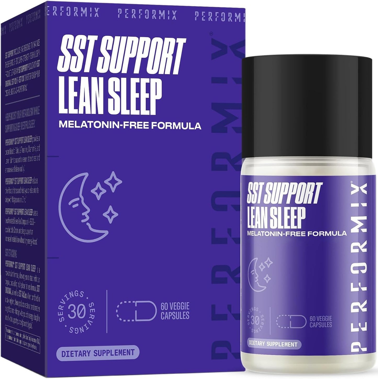 PERFORMIX SST Support Lean Sleep – Herbal Sleep Aid (60 Veggie Capsules)