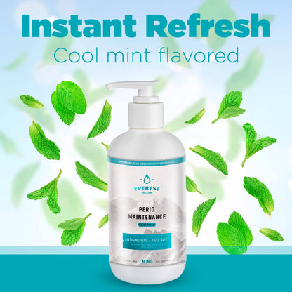 Perio Maintenance Alcohol Free Mouthwash – Stannous Fluoride Rinse | Everest Oral Care