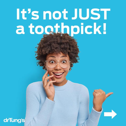 drTung's Perio Sticks - Interdental Cleaning, Soft Tooth Picks, 100 Count