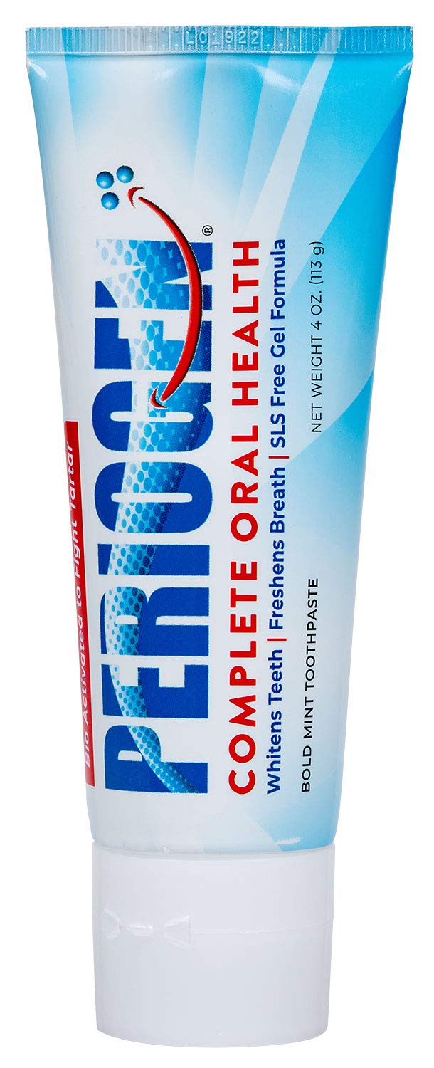 Periogen Tartar Control Toothpaste – SLS Free, Enamel Safe, Whitening Gel