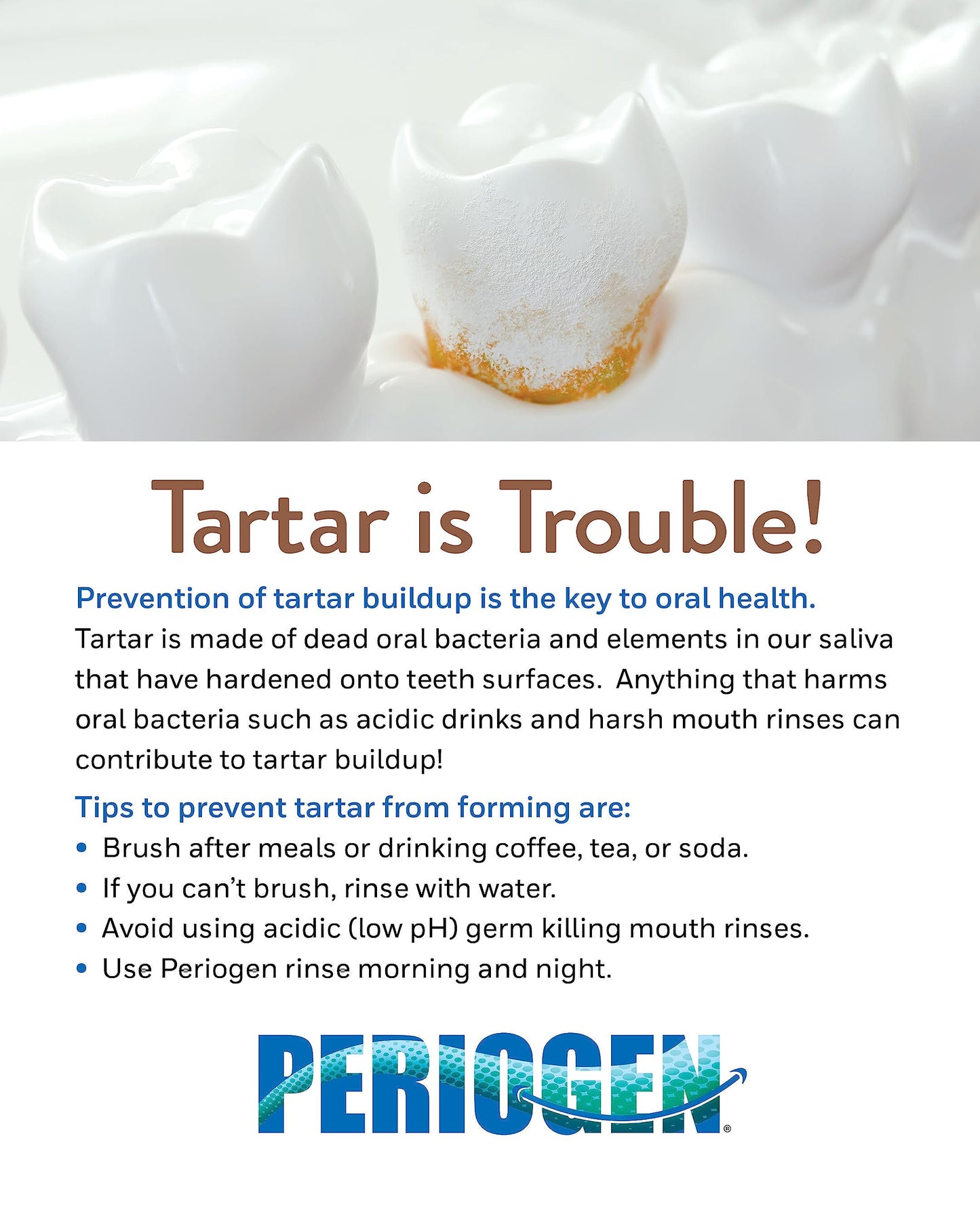 Periogen Tartar Control Toothpaste – SLS Free, Enamel Safe, Whitening Gel