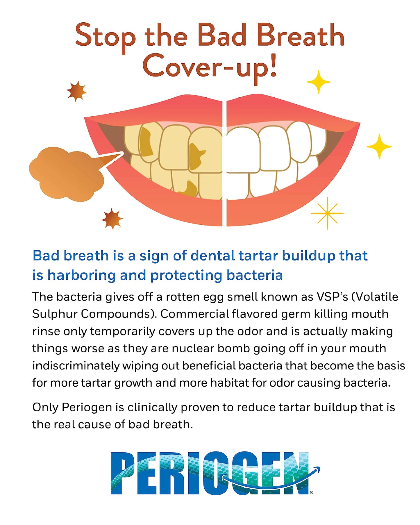 Periogen Tartar Control Toothpaste – SLS Free, Enamel Safe, Whitening Gel