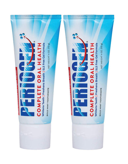 Periogen Toothpaste 2-Pack – SLS Free, Tartar & Plaque Control