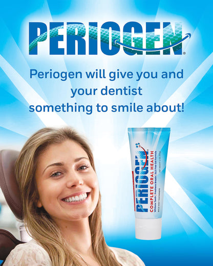Periogen Toothpaste 2-Pack – SLS Free, Tartar & Plaque Control