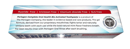 Periogen Toothpaste 2-Pack – SLS Free, Tartar & Plaque Control