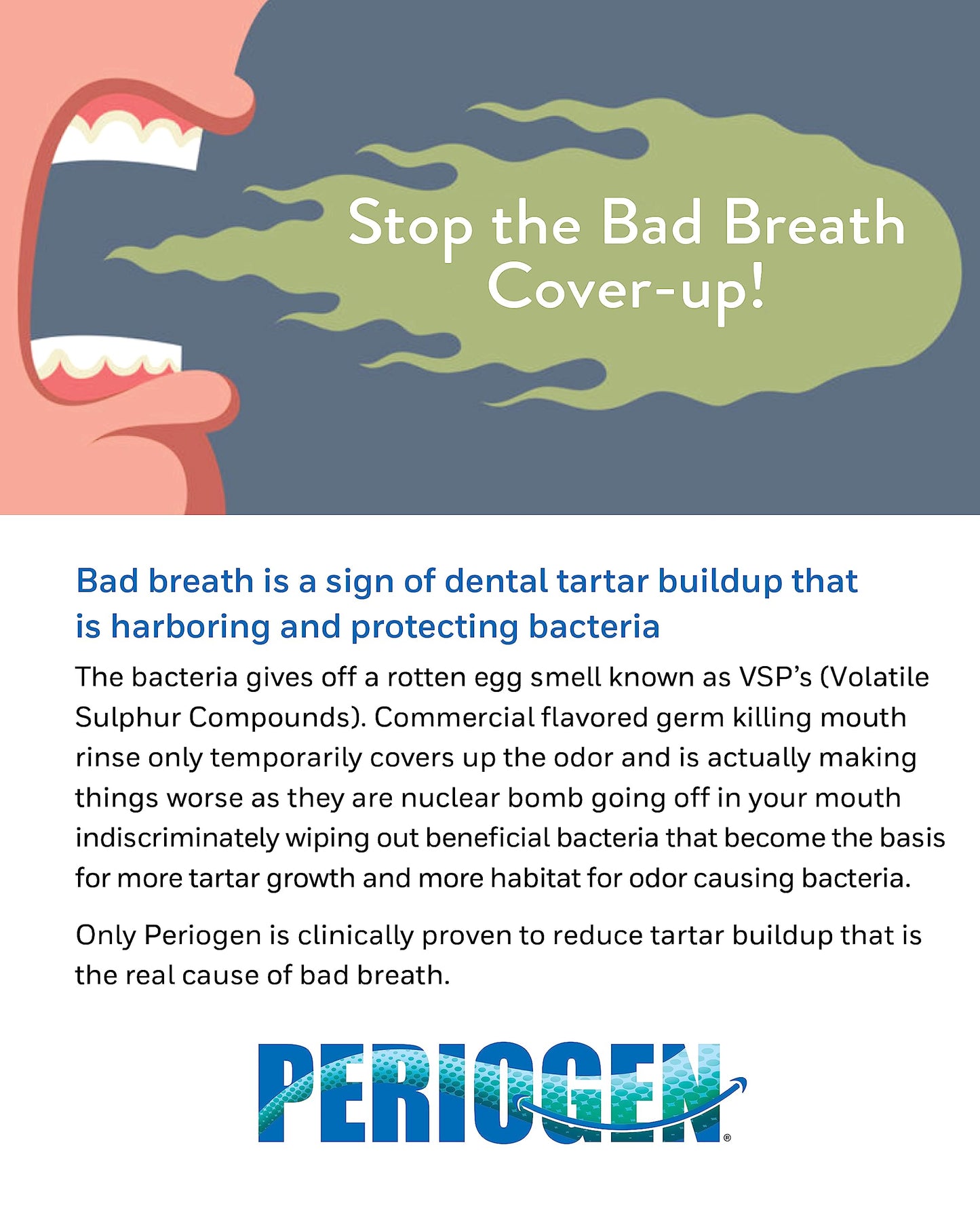 Periogen Oral Rinse - The Only Product in The World Clinically Proven to Reduce Dental Tartar Buildup