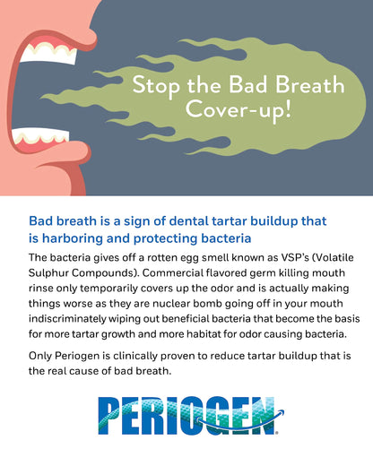 Periogen Oral Rinse - The Only Product in The World Clinically Proven to Reduce Dental Tartar Buildup