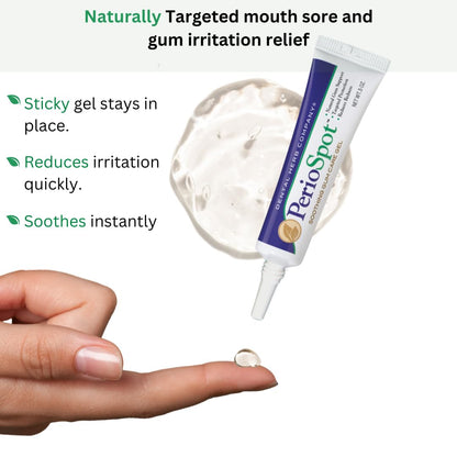 Mouth Sore & Gum Care Kit – Natural Relief for Mouth Sores & Gum Irritation | Alcohol-Free, Plant-Based | Dental Herb Company