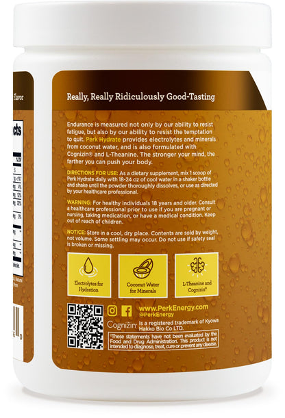 Perk Hydrate Pina Colada Electrolyte Drink Mix - 30 Servings | Gluten Free