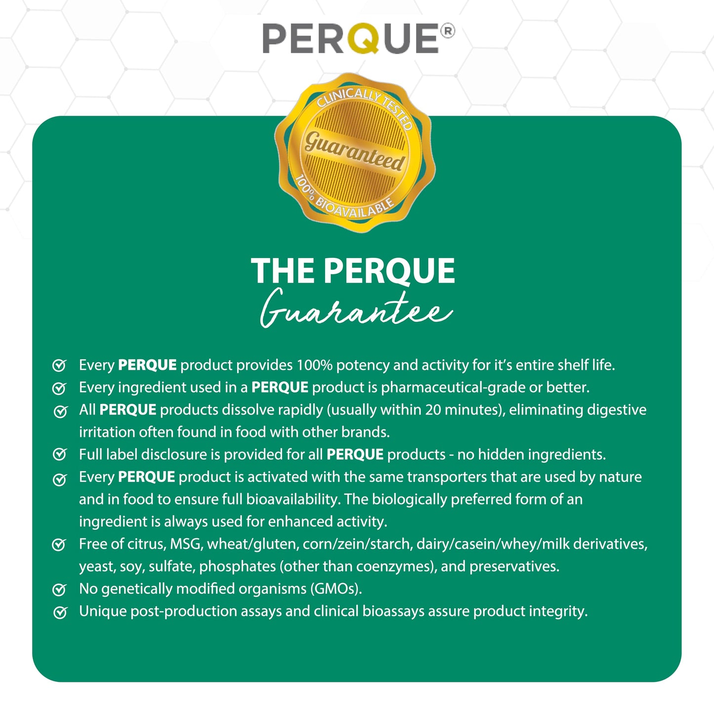 Perque Life Guard Chewables, 90 Count – Corn Free, Soy Free, Sugar Free