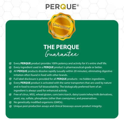 Perque Life Guard Mini Tabsules – 60 Count | 40 Essential Nutrients for Heart, Body & Brain