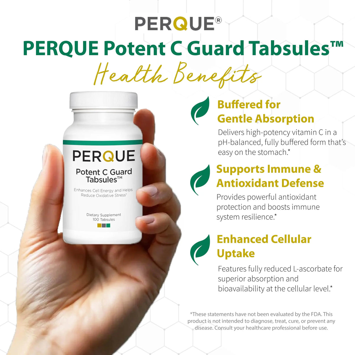 Perque Potent C Guard 1000 mg, 100 Count – Vitamin C Supplement BritishVita | Premium UK Vitamins & Wellness Supplements