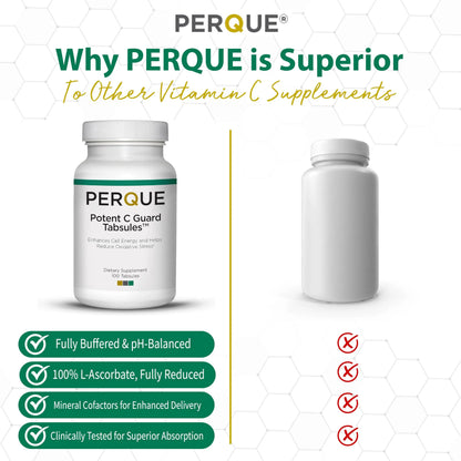 Perque Potent C Guard 1000 mg, 100 Count – Vitamin C Supplement BritishVita | Premium UK Vitamins & Wellness Supplements