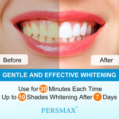 PERSMAX Teeth Whitening Strips for Sensitive Teeth - 14 Treatments, 28 Strips