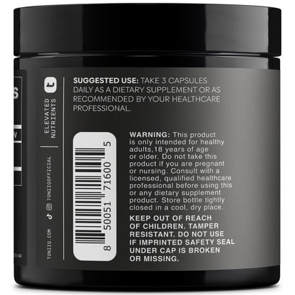 Black Maca Root - Ultra High Potency 20:1 Extract | Single Origin, Wildcrafted & Lab-Tested - 120 Capsules