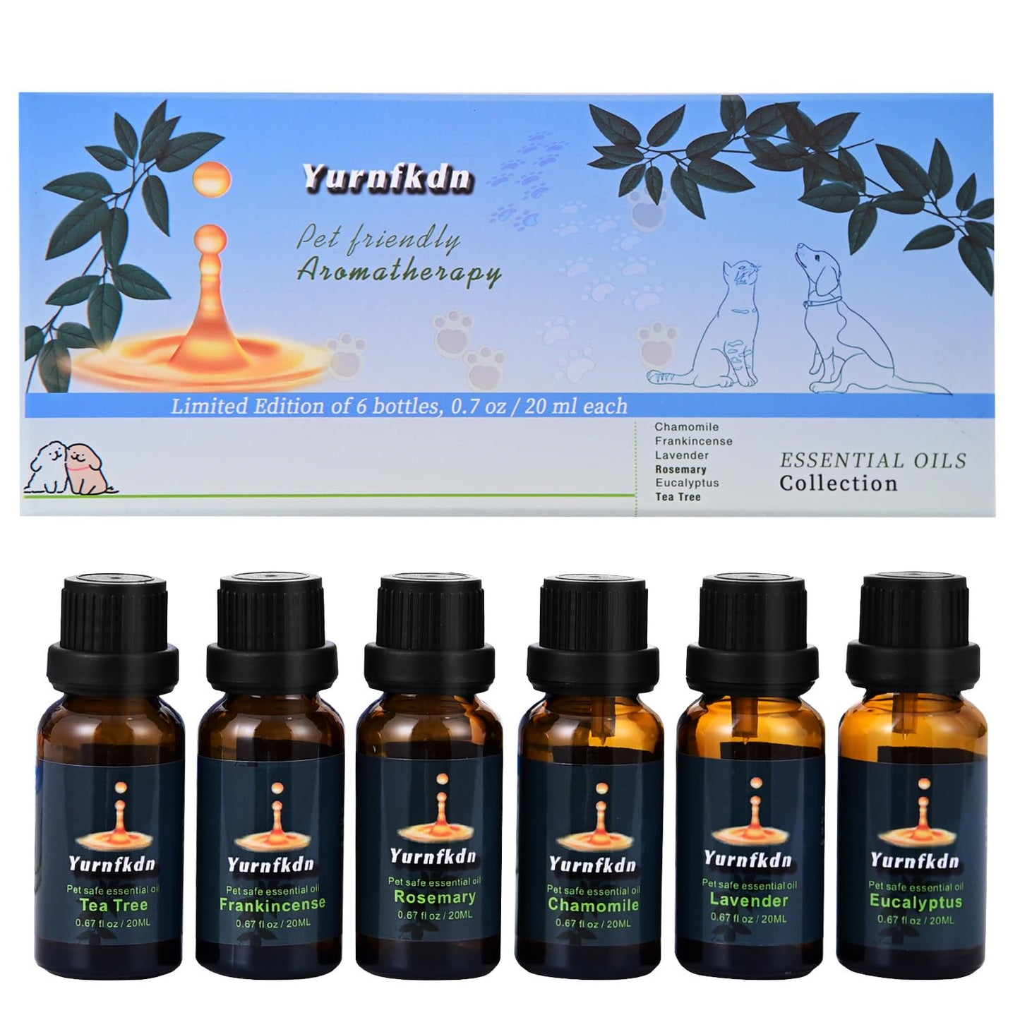 Pet-Friendly Essential Oil Set: Home Fragrance & Stress Relief