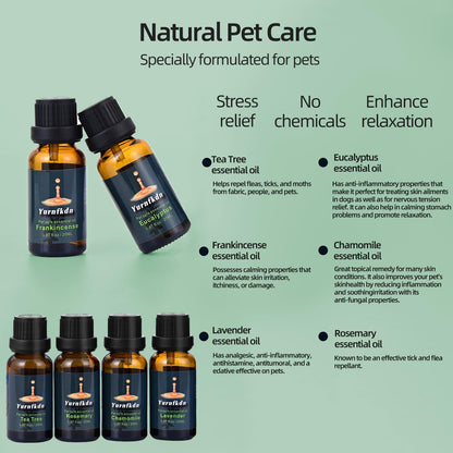 Pet-Friendly Essential Oil Set: Home Fragrance & Stress Relief