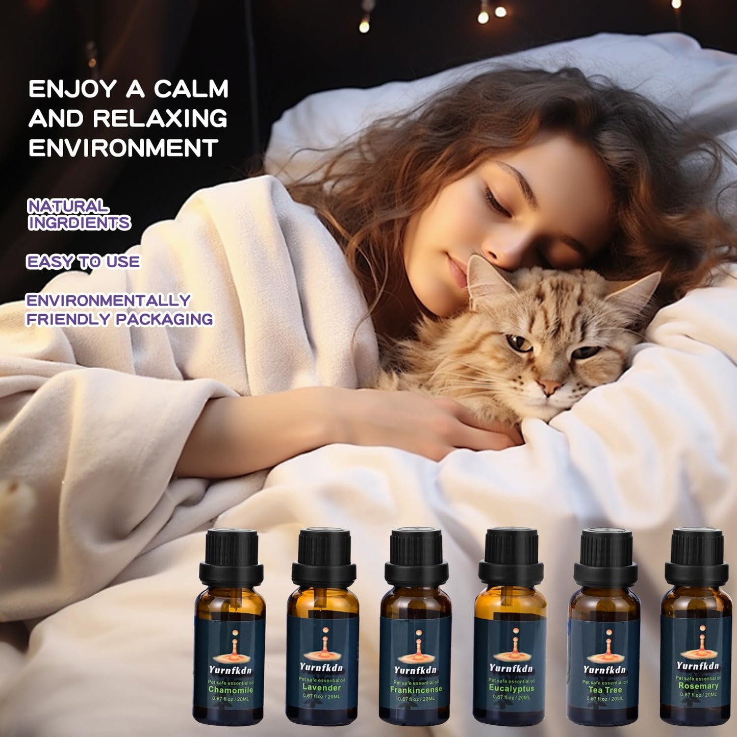 Pet-Friendly Essential Oil Set: Home Fragrance & Stress Relief