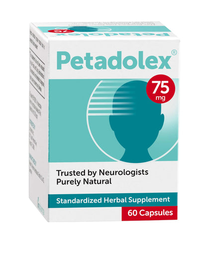 Petadolex Migraine Relief Capsules – PA-Free Butterbur 75 mg for Migraine Prevention BritishVita | Premium UK Vitamins & Wellness Supplements