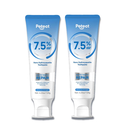PETECT Hydroxyapatite Toothpaste 2-Pack | ICY Melon Mint | Enamel Protection