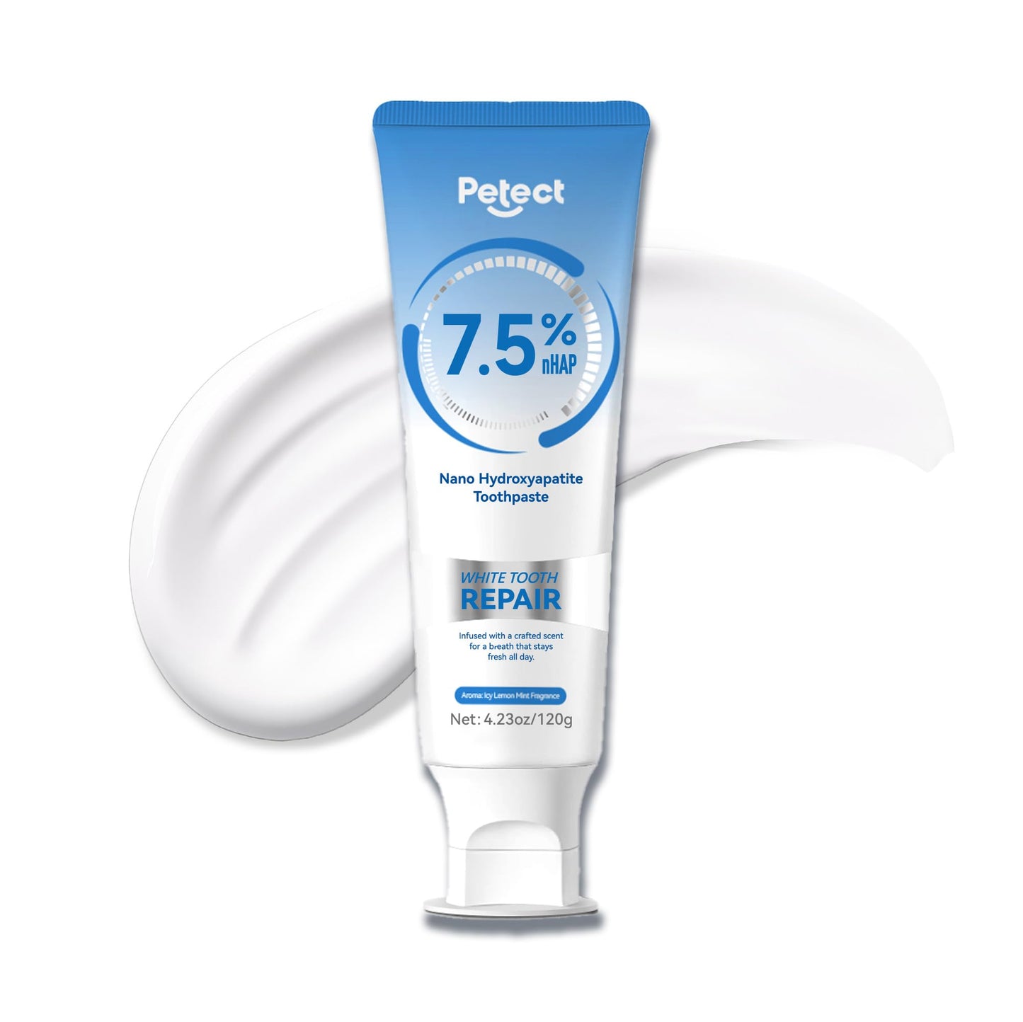 PETECT Hydroxyapatite Toothpaste – Icy Melon Mint | Enamel Protection