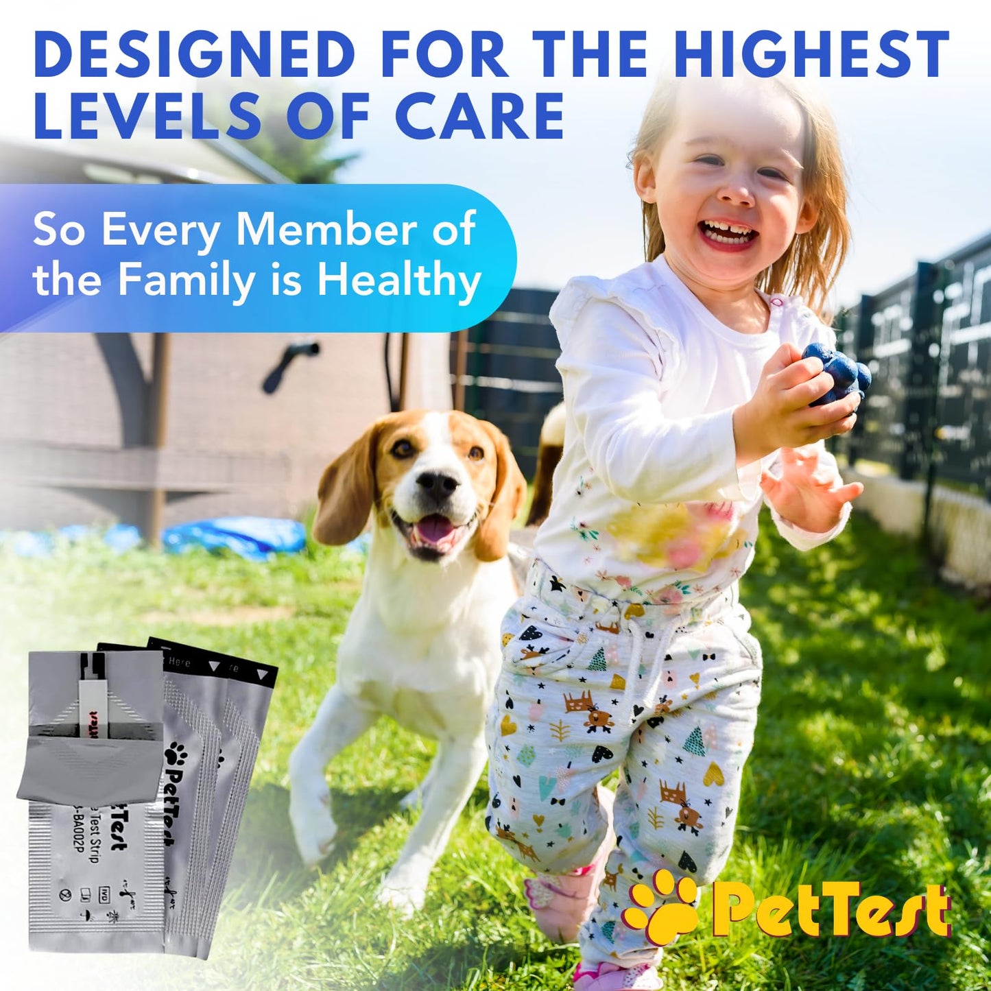 PetTest Blood Glucose Test Strips – Easy-Open, Sterilized, 35 Pieces for Dogs & Cats | Advocate Pettest