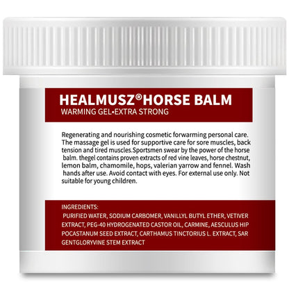 Pferdebalsam Horse Balm Gel – Extra Strength Warming Massage Gel 8.8 oz for Joint & Muscle Support