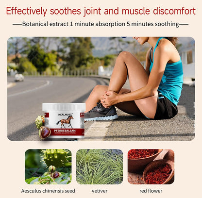 Pferdebalsam Horse Balm Gel – Extra Strength Warming Massage Gel 8.8 oz for Joint & Muscle Support