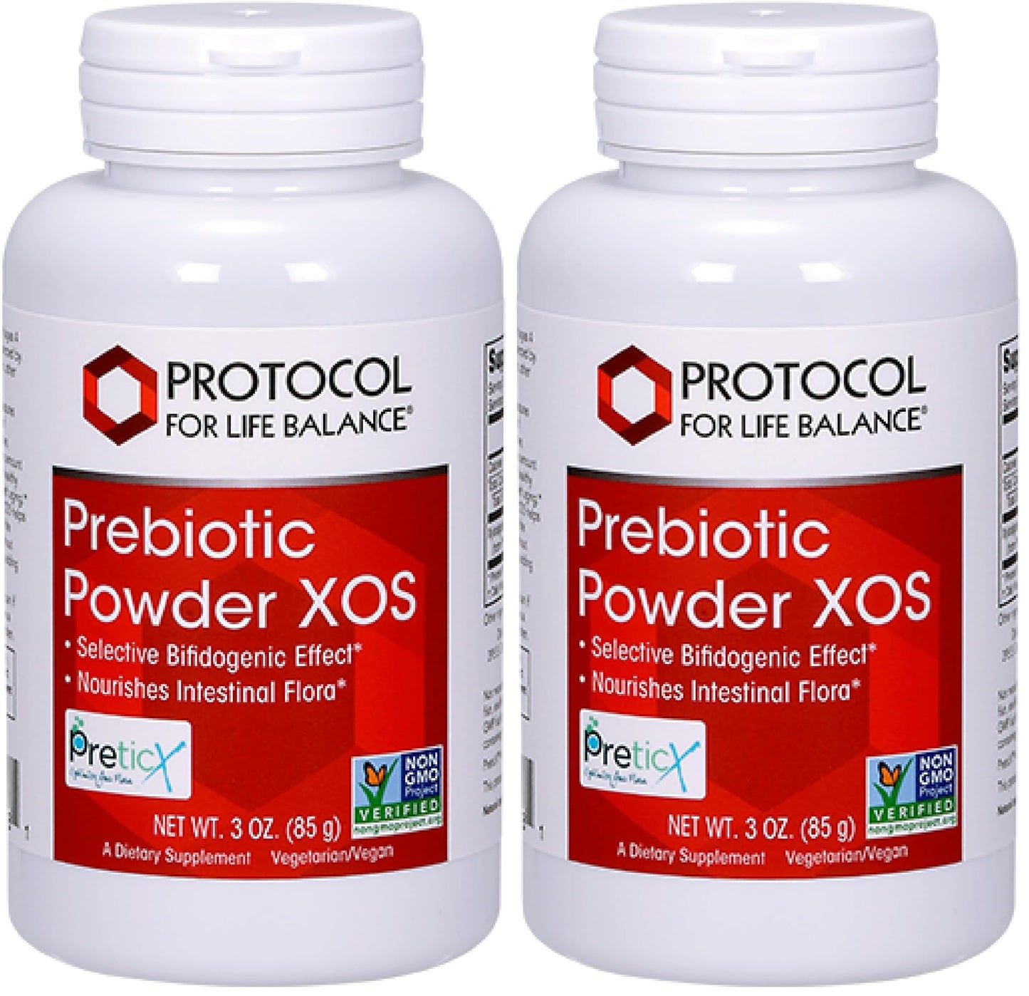 Protocol for Life Balance Prebiotic Powder XOS – 1.55g per Serving | Gut Health & Intestinal Flora | Kosher & Non-GMO | 3 oz (Pack of 2)