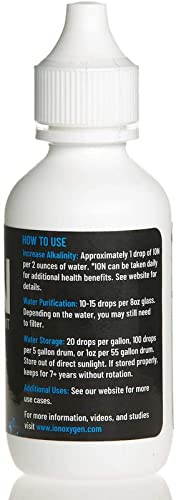 Ion Alkaline Water Drops – PH Booster & Water Treatment Drops