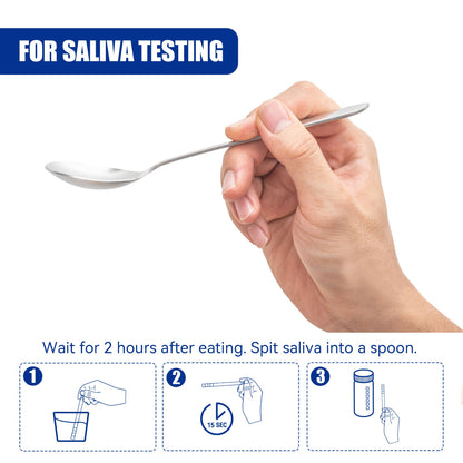 pH Test Strips for Saliva & Urine - 125 Strips, pH 4.5-9.0