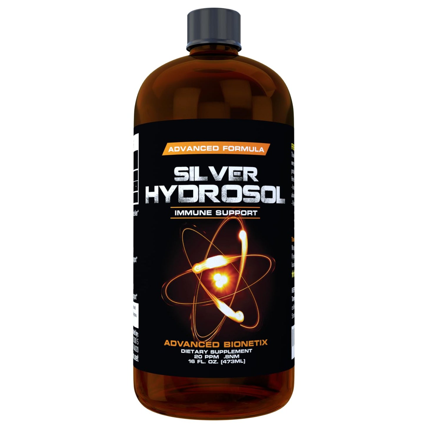 Pharmacist Recommended 16 oz Advanced Bionetix Colloidal Silver Hydrosol - All Natural & Immune Support