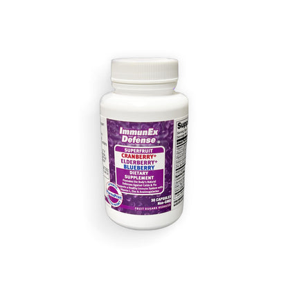 PharmaPrint ImmunEx Defense 30ct – Immune Support (75:1 Elderberry, 190:1 Blueberry, 325:1 Cranberry)