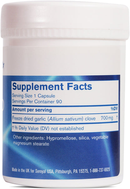 Pharmax Garlic Freeze Dried 90 Caps | Respiratory & Cardio Health