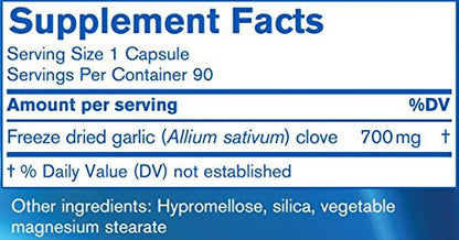 Pharmax Garlic Freeze Dried 90 Caps | Respiratory & Cardio Health