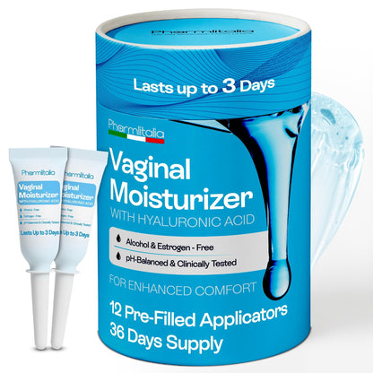 Pharmlitalia Vaginal Moisturizer Gel — Long-Lasting Hydration with Pre-Filled Applicators