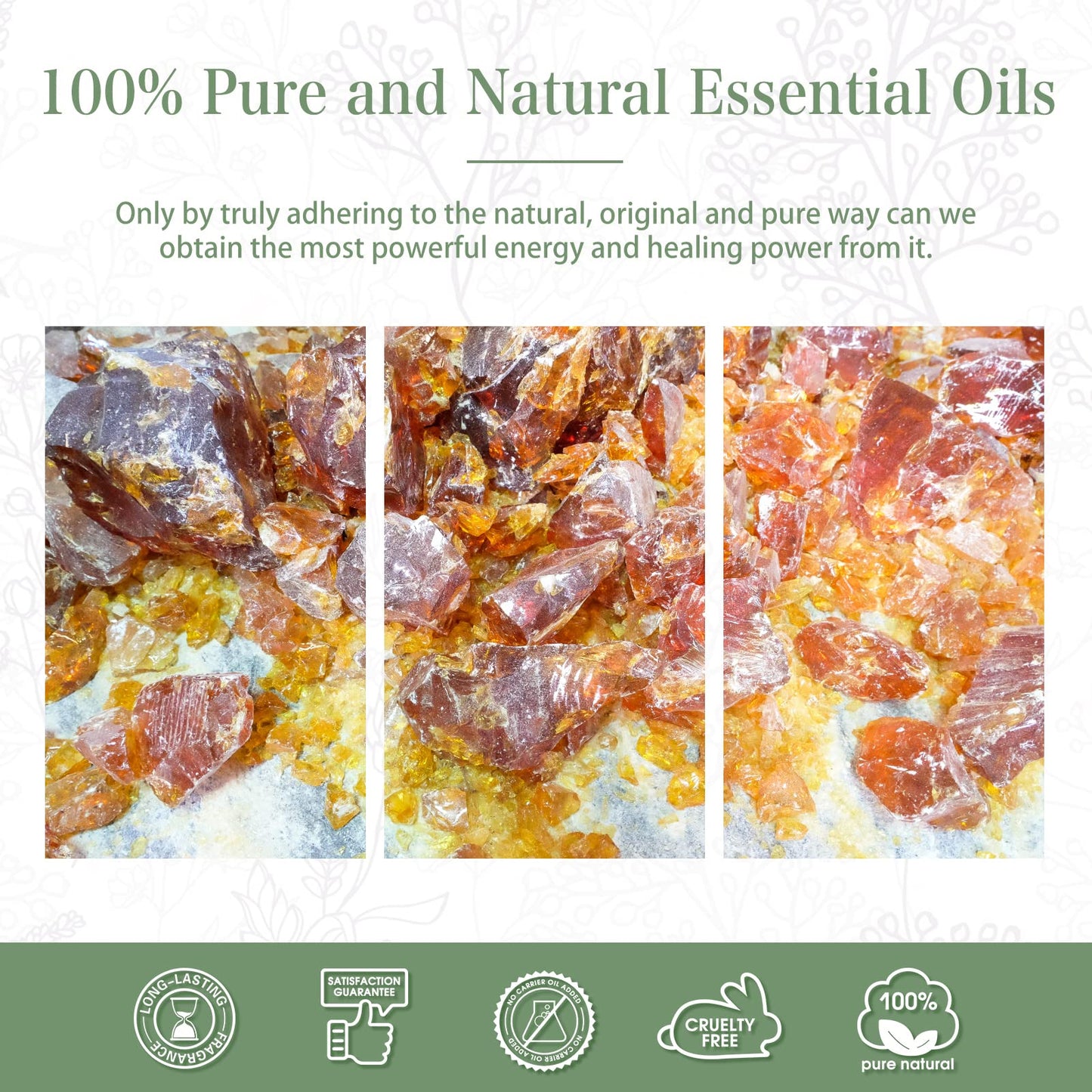 Copaiba Essential Oil 100ml (3.38fl.oz) | PHATOIL Pure Aromatherapy Oil for Diffuser, Humidifier, DIY Soap, Candle & Bath Bombs