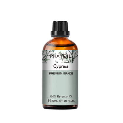 Cypress Essential Oil 30ml | PHATOIL Pure Essential Oil Singles for Aromatherapy Diffusers